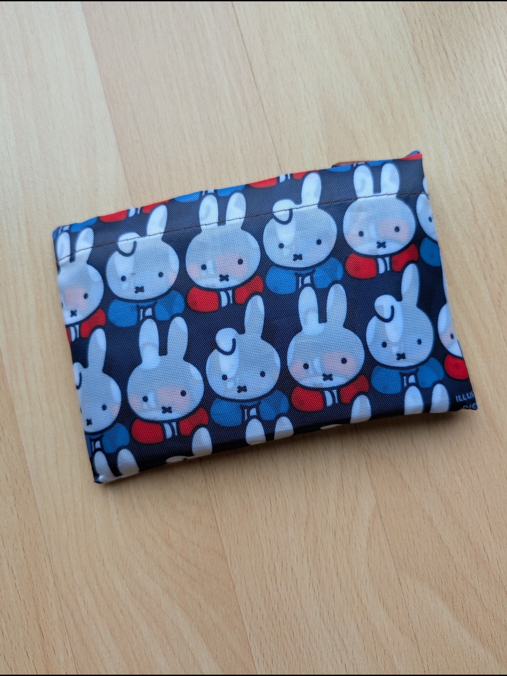 Miffy Foldable Compact Reusable Polyester Shopping Bag, New Without Tag